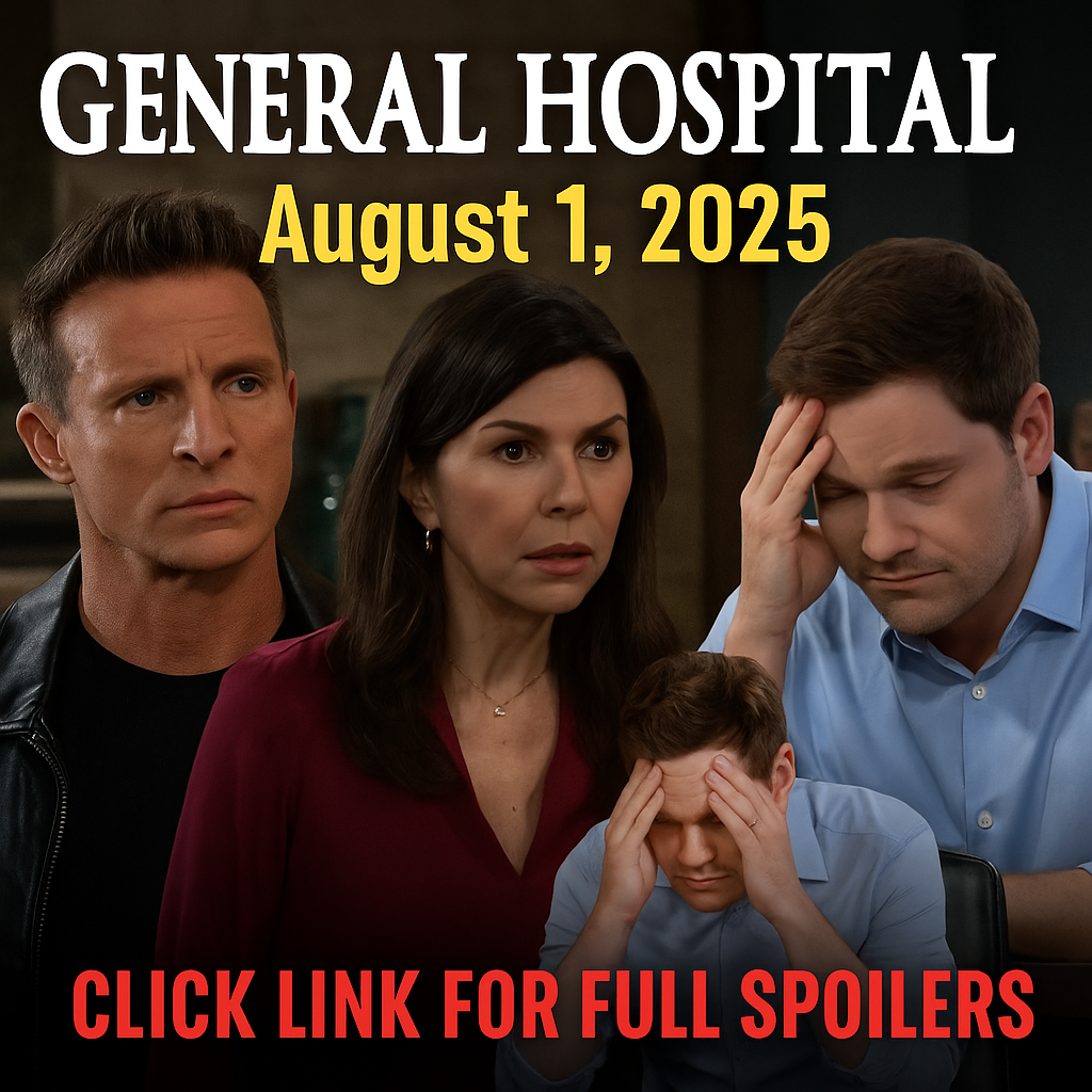 General Hospital Spoilers: August 1, 2025 – Jason’s Search Heats Up, Emma Takes Risks & Lucas Hits His Limit